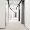 LED fürdőszobai mennyezeti lámpa, felületre szerelhető, 18W, 1710lm, 4000K, 120°, fekete, IP65, Nairos Kobi