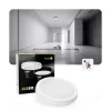LED fürdőszobai mennyezeti lámpa, felületre szerelhető, 24W, 2520lm, 4000K, 120°, fehér, IP65, Nairos Kobi