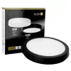 LED fürdőszobai mennyezeti lámpa, felületre szerelhető, 24W, 2280lm, 4000K, 120°, fekete, IP65, Nairos Kobi