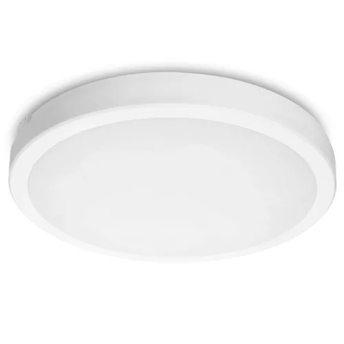LED fürdőszobai mennyezeti lámpa, felületre szerelhető, 36W, 3780lm, 4000K, 120°, fehér, IP65, Nairos Kobi