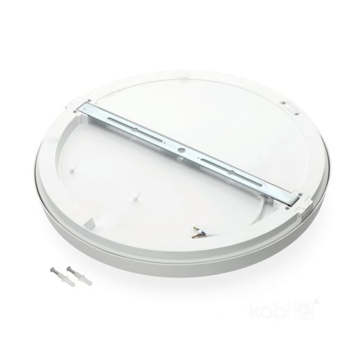 LED fürdőszobai mennyezeti lámpa, felületre szerelhető, 36W, 3780lm, 4000K, 120°, fehér, IP65, Nairos Kobi