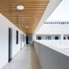 LED fürdőszobai mennyezeti lámpa, felületre szerelhető, 12W, 1260lm, 4000K, 120°, mozgás- és alkonyérzékelővel, fehér, IP65, Nairos Kobi
