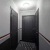 LED fürdőszobai mennyezeti lámpa, 18W, 1710lm, 4000K, 120°, mozgás- és alkonyérzékelővel, fekete, IP65, Nairos Kobi