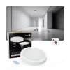 LED fürdőszobai mennyezeti lámpa, felületre szerelhető, 24W, 2520lm, 4000K, 120°, mozgás- és alkonyérzékelővel, fehér, IP65, Nairos Kobi