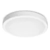 LED fürdőszobai mennyezeti lámpa, felületre szerelhető, 36W, 3780lm, 4000K, 120°, mozgás- és alkonyérzékelővel, fehér, IP65, Nairos Kobi