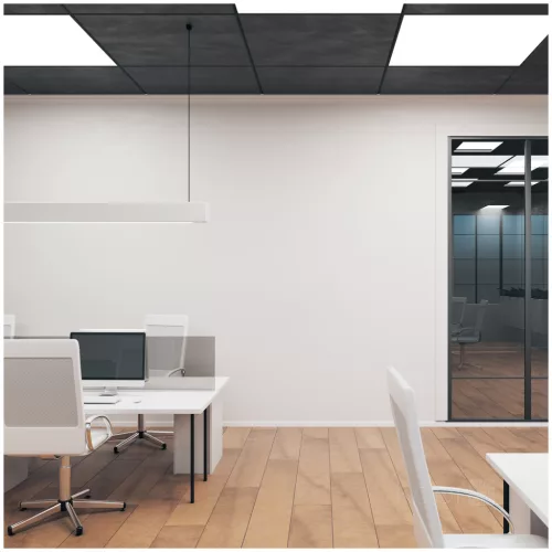 Felületre szerelhető LED panel 36W 3960lm 4000K 120° Semleges fekete doboz 60x60cm Brisbane Kobi