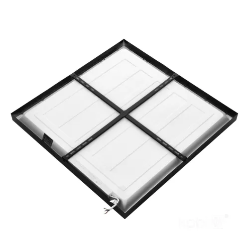 Felületre szerelhető LED panel 36W 3960lm 4000K 120° Semleges fekete doboz 60x60cm Brisbane Kobi