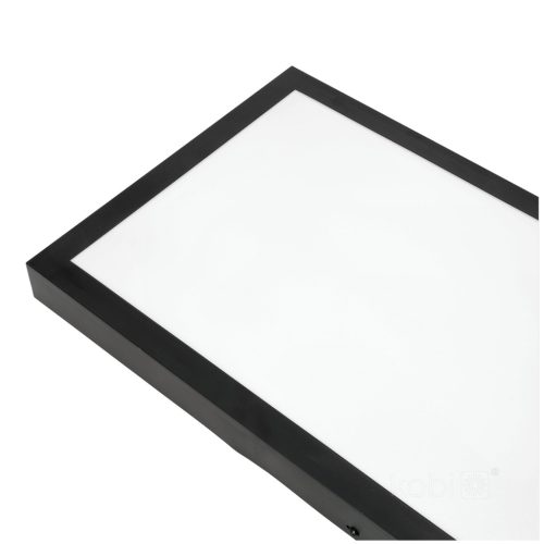 Felületre szerelhető LED panel 36W 3960lm 4000K 120° Semleges fekete 30x120cm Brisbane Kobi