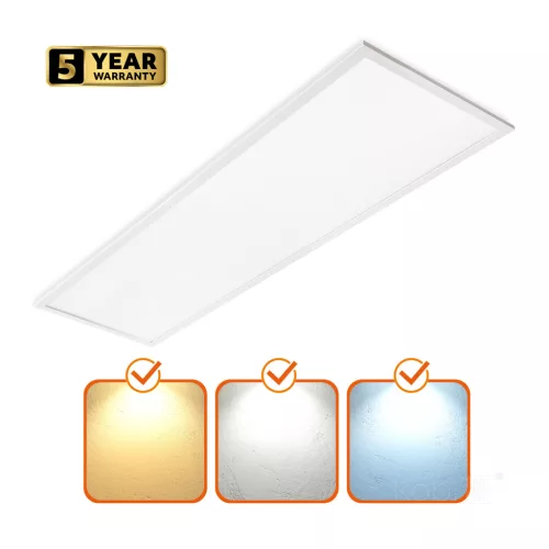 LED Panel Felületre Szerelhető 40W 5200lm 90° CCT Fehér 30x120cm Capri Pro Kobi