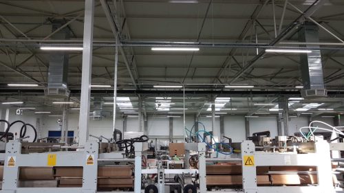 Hermetikus LED lineáris lámpatest 75W 10103lm 4000K semleges IP65 IK08 króm HPL2 Pro Kobi