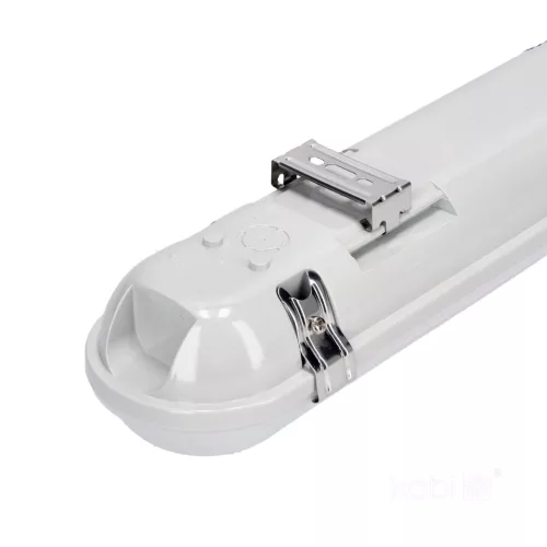 Hermetikus LED lámpatest 80W 12000lm 4000K Semleges IP65 IK08 Szürke Nexforce Kobi