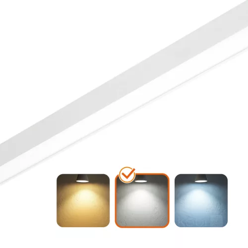 LED Lineáris Lámpa 40W 5200lm 4000K Semleges IK03 Fehér Koline Kobi