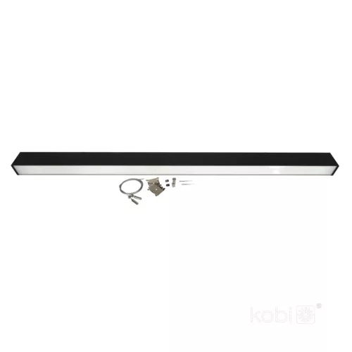 LED lineáris mennyezeti lámpatest 20W 2400lm CCT fekete Koline Kobi