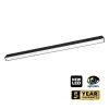 LED lineáris mennyezeti lámpatest 40W 4800lm CCT fekete Koline Kobi