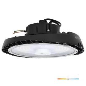   Ipari LED magas öböllámpa 150W 24000lm 4000K semleges fekete IP65 IK07 Nina Pro Kobi