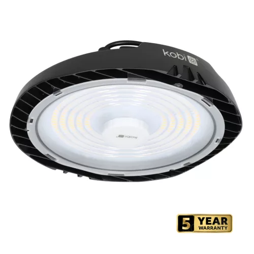 Ipari LED magas öböllámpa 150W 24000lm 4000K semleges fekete IP65 IK07 Nina Pro Kobi