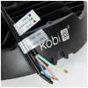 Ipari LED magas öböllámpa 150W 24000lm 4000K semleges fekete IP65 IK07 Nina Pro Kobi