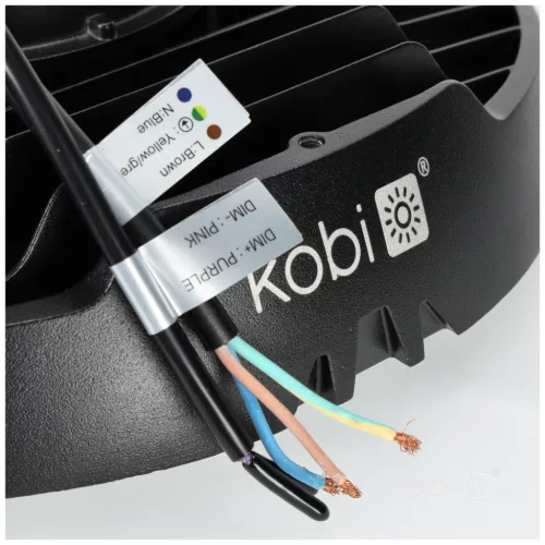 Ipari LED magas öböllámpa 150W 24000lm 4000K semleges fekete IP65 IK07 Nina Pro Kobi