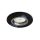Süllyesztett halogén spotlámpa, kerek, GU10, fekete, Kobi