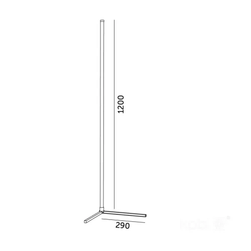 Play Kobi 6W RGB 180° LED állólámpa, újratölthető, fekete