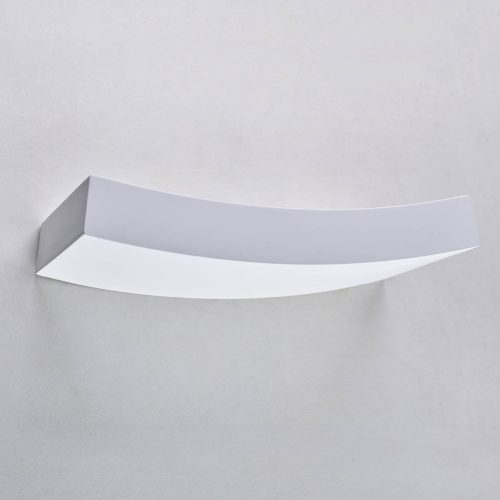 RX7S fehér íves Kobi gipszkarton fali lámpa, felületre szerelhető