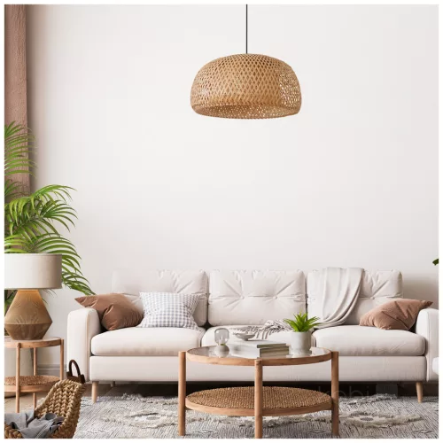 Dekoratív bambusz függőlámpa E27 Boho Baku Kobi