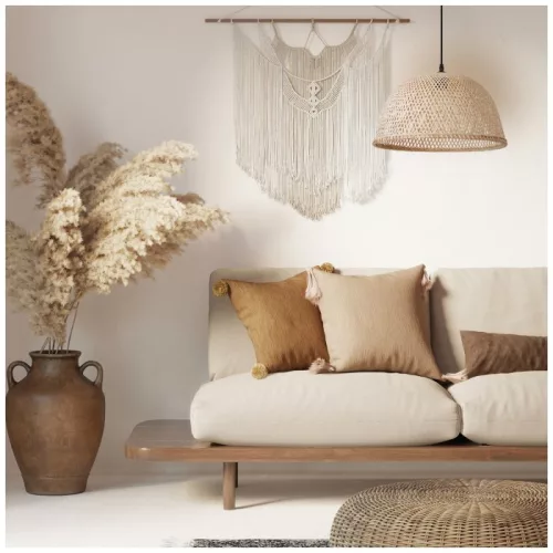 Bosu Kobi Natural Boho Függesztett Mennyezeti Lámpa E27