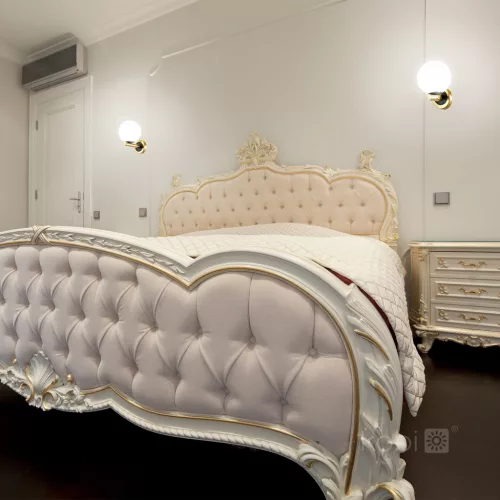 Fali lámpa, G9, fekete-arany gömb alakú, Elegance Kobi