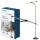 LED állólámpa 14W 800lm 3000-6500K CCT fényerő-szabályozható dupla karos állítható fekete TEILO Kobi