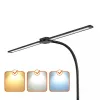 LED állólámpa 14W 800lm 3000-6500K CCT fényerő-szabályozható dupla karos állítható fekete TEILO Kobi