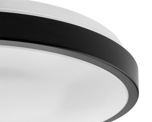 Mennyezeti LED lámpatest Mennyezeti Fali lámpa ROMERO 2xE27 IP20 Fekete KOBI