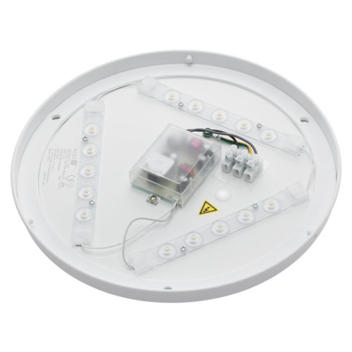 LED felületre szerelhető mennyezeti fürdőszobai lámpa 12W 4000K IP44 SOFI LX mozgásérzékelővel, fehér 28cm