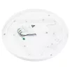 LED Felületre szerelhető fürdőszobai mennyezeti lámpa 24W 4000K IP44 ZOE Fekete 35cm