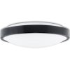 LED Felületre szerelhető fürdőszobai mennyezeti lámpa 24W 4000K IP44 ZOE Fekete 35cm