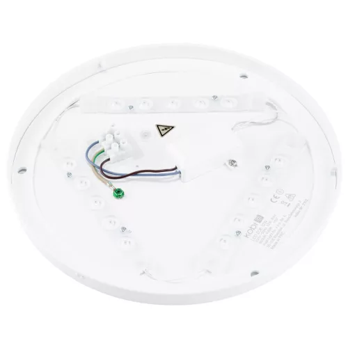 LED felületre szerelhető mennyezeti fürdőszobai lámpa 13W 4000K IP44 mozgásérzékelővel ZOE LX fekete 30cm