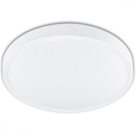   LED felületre szerelhető mennyezeti fürdőszobai lámpa 18W 4000K IP44 mozgásérzékelővel ZOE LX fehér 30cm