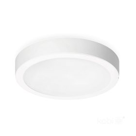   LED Mennyezeti Felületre Szerelt Mennyezeti Lámpa 24W 2400lm 4000K Semleges 120° Fehér IP40 IK03 Sigaro Kobi