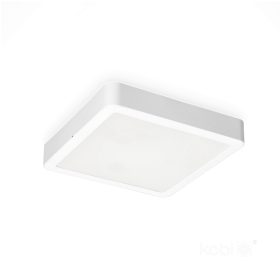   LED Mennyezeti Felületre Szerelt Mennyezeti Lámpa 18W 1800lm 4000K Semleges 120° Fehér IP40 IK03 Sigaro Kobi