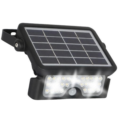 Solar LED reflektor HALOGÉN MHC 5W 4000K 500lm KOBI mozgásérzékelő