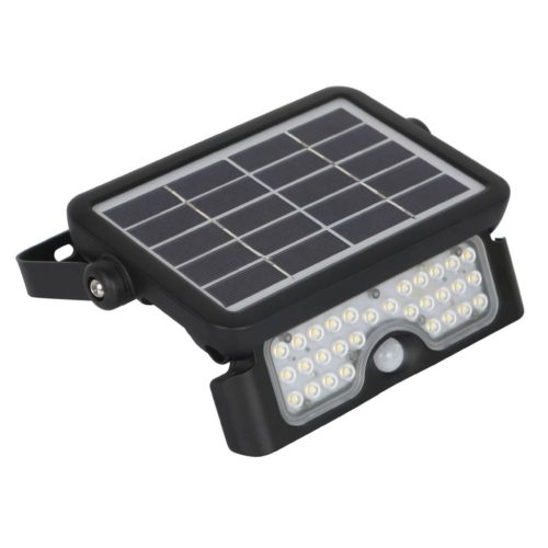 Solar LED reflektor HALOGÉN MHC 5W 4000K 500lm KOBI mozgásérzékelő