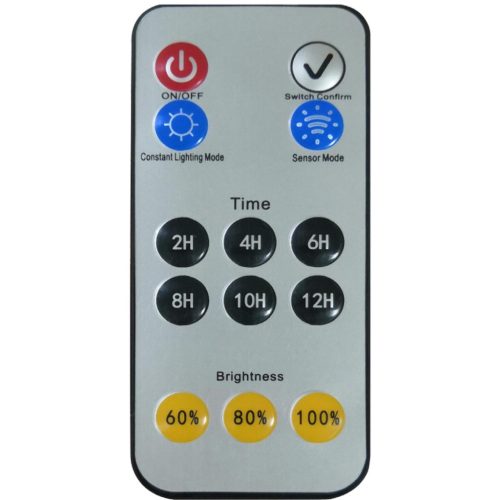 Solar LED reflektor Lámpa 40W 4000K Semleges 4800lm IP65 Kobi mozgásérzékelő + távirányító