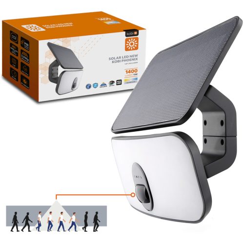 Solar Led reflektor reflektor 13W IP65 4000K kültéri lámpa Kobi