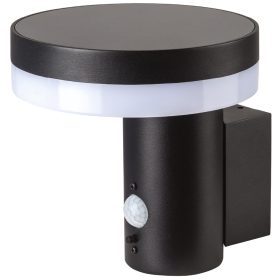   Napelemes LED kerti fali lámpa 5.5W 4000K fekete emelőlámpa SOLARIS 3 Kobi