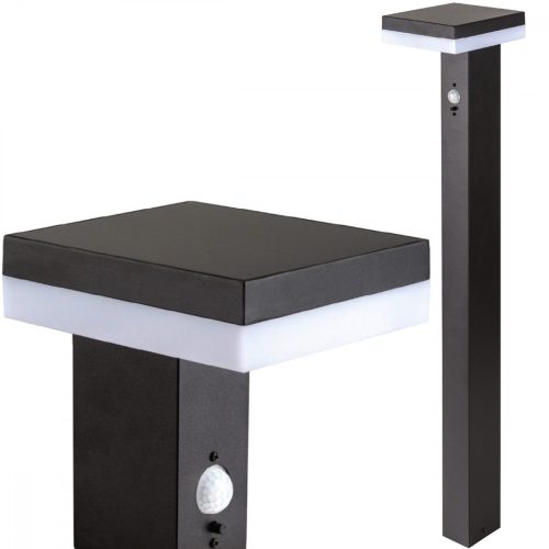 LED napelemes kerti lámpa 5.5W 4000K POST 80cm SOLARIS 2S Kobi