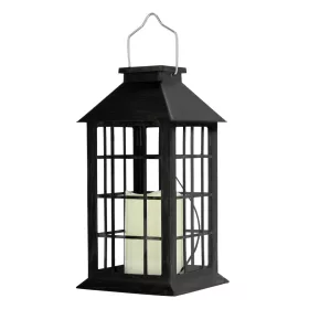   Napelemes LED lámpás alkonyérzékelővel 0.02W 2700K meleg fehér IP44 fekete CANDELIO Kobi