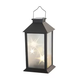   Napelemes LED lámpás alkonyérzékelővel 0.06W 2700K meleg fehér IP44 fekete CANDELIO Kobi