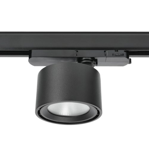 LED sínreflex lámpa 10W 900lm 3000K Meleg 60° Fekete CRI90 Moss Kobi