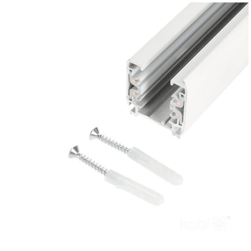 3 áramkörös világítósín 1 m fehér Kobi