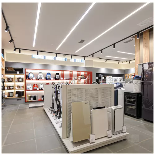 Nextrack 3 áramkörös sínre szerelhető spotlámpa GU10, fekete, Kobi