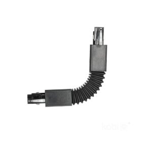   Csatlakozó 3 áramkörös FLEX gyűjtősínhez, külső, fekete, Kobi